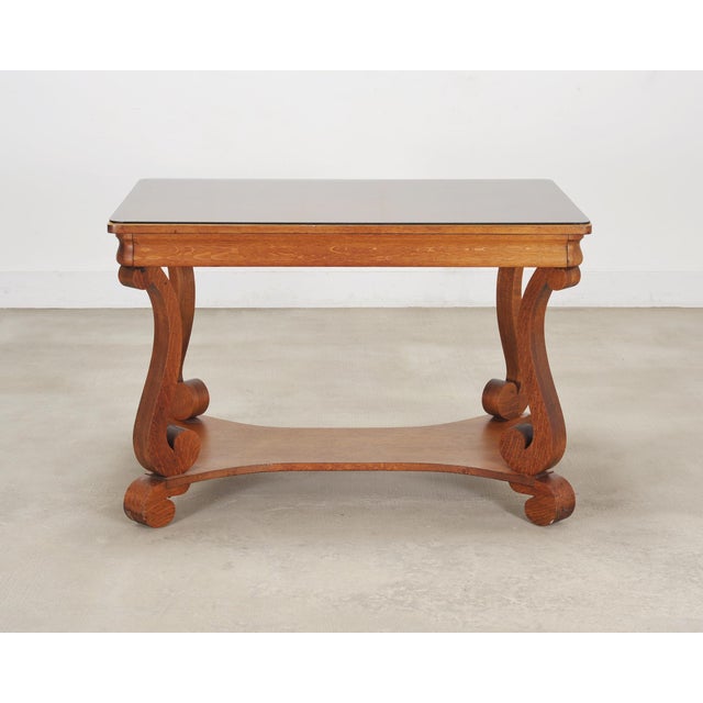 American Empire Oak Library Table From "And Just Like That…" For Sale - Image 18 of 18