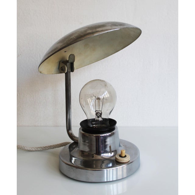 Josef Hurka Modernist Table Lamp from Napako, 1950s For Sale - Image 4 of 11