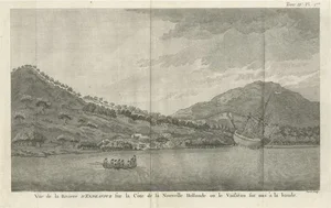 Duret, View of Australia: Endeavour River, New Holland, 1773, Print