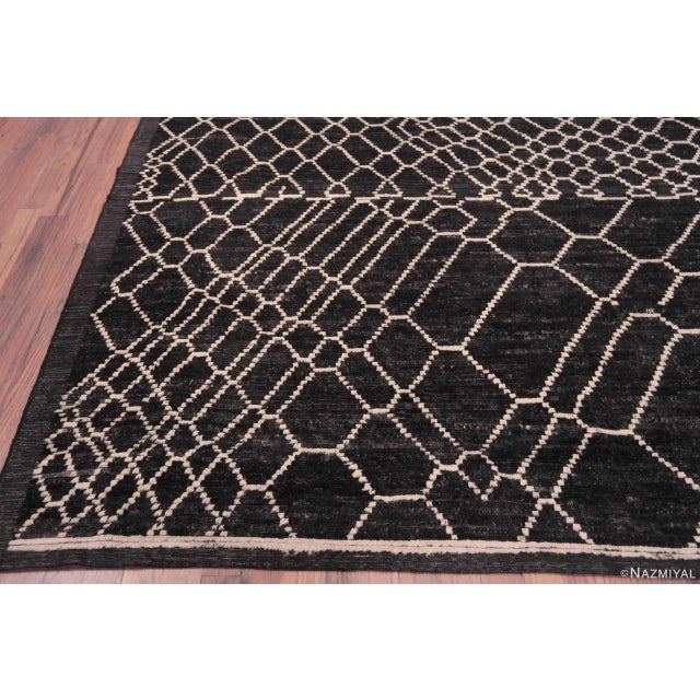Nazmiyal Collection Large Tribal Moroccan Design Modern Rug For Sale In New York - Image 6 of 10