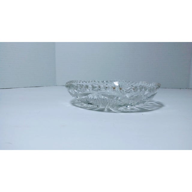 Traditional 1910s Imperial Glass NuCut Bowl For Sale - Image 3 of 6