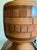 19” to the top of the socket 8” diameter Good condition This lamp is a masterclass in segmented woodturning. It features a...