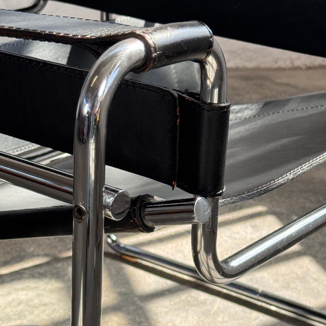 This is a rare opportunity to acquire a pair of authentic wassily chairs, designed by the legendary marcel breuer and...