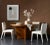 Contemporary Four Hands Monza Dining Chair, Mixt Linen Natural For Sale - Image 3 of 12