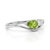 Embrace vibrant organic grace with this delicately contoured piece, featuring a sweeping polished band that gracefully...