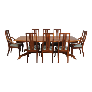 m.riley Studio Crafted Tiger Maple Table & Chairs