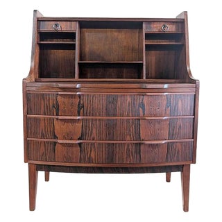 1950s Rosewood Secretary Desk - 112524 For Sale