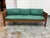Design Plus Gallery presents a Settee/Day Bed of Moroccan Design. The wooden bed/settee has a frame with mousharabi...