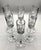 Moser Glassworks Mid 19th Century Antique Blown and Hand Cut Butterfly Cordial Glasses - Set of 6 For Sale - Image 4 of 9
