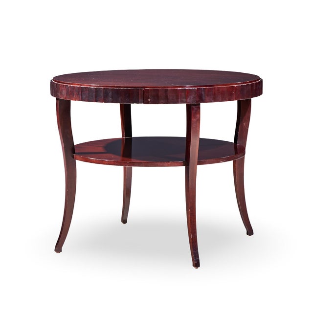 Brown Barbara Barry for Baker Mahogany Fluted Edge Side End Table - Pair For Sale - Image 8 of 13