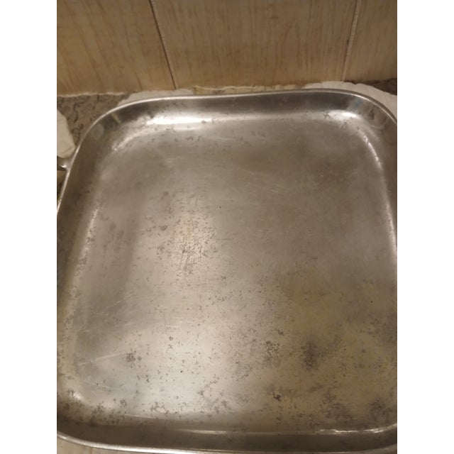 Cast Aluminum Oceana Serving Platter Hand crafted by Hampton Forge, a Lenox brand. Stunning blue and green lucite bead...