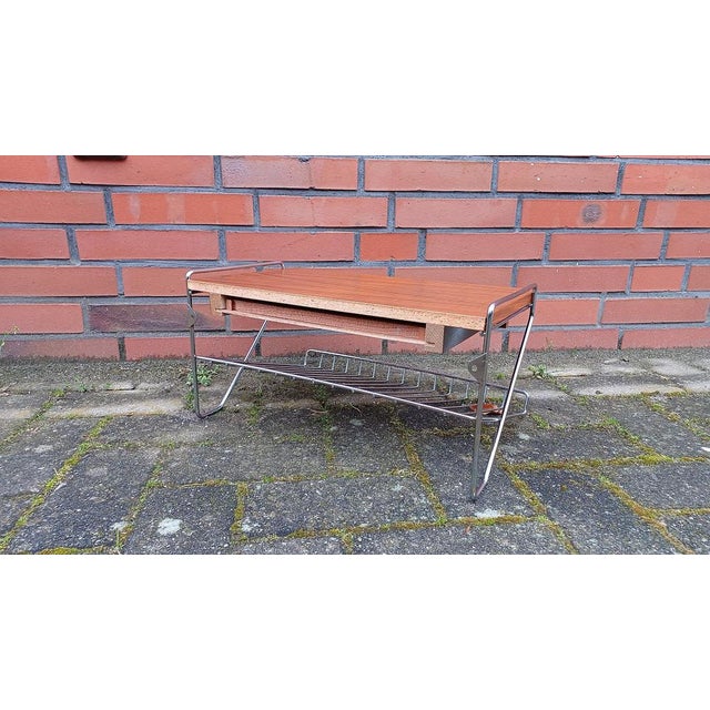 Shelf & Newspaper Stand in the style of String, 1970s For Sale - Image 9 of 18