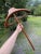 Mid-Century Modern Rare Mid 20th Century Modern Italian Dovetail Wooden Hanger W/ Pole Fratelli Reguitti For Sale - Image 3 of 18