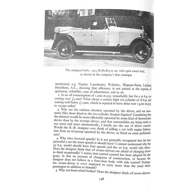 White "Motor Car Lover's Companion" 1965 Hough, Richard [Edited By] For Sale - Image 8 of 10