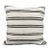 Turkish Hemp Pillow Cushion Natural Beige Black Cushion Cover 20"x20" For Sale