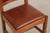 Brown Set of 4 Stickley Mission Cherry Leather Dining Chairs For Sale - Image 8 of 18