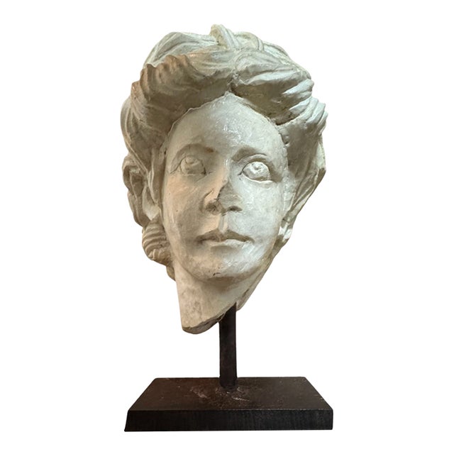 Mid 20th Century An Enigma in Marble: A Roman-Style Bust For Sale