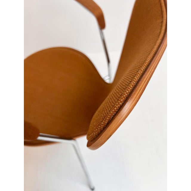 Wood Wooden 3207 Chair by Arne Jacobsen for Fritz Hansen, 1980s For Sale - Image 7 of 17
