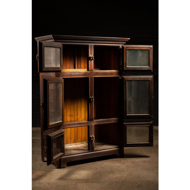 Early 20th Century Early 20th Century Oak Ice Box For Sale - Image 5 of 16