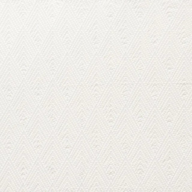 Schumacher Avila Embroidery Fabric in Ivory For Sale