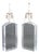 Modern Clear Acrylic and Chrome Table Lamps, Pair For Sale