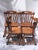 Mid-Century Modern MCM Vintage Tell City Tavern Chairs Rolling Wood Dining Chairs For Sale - Image 3 of 17