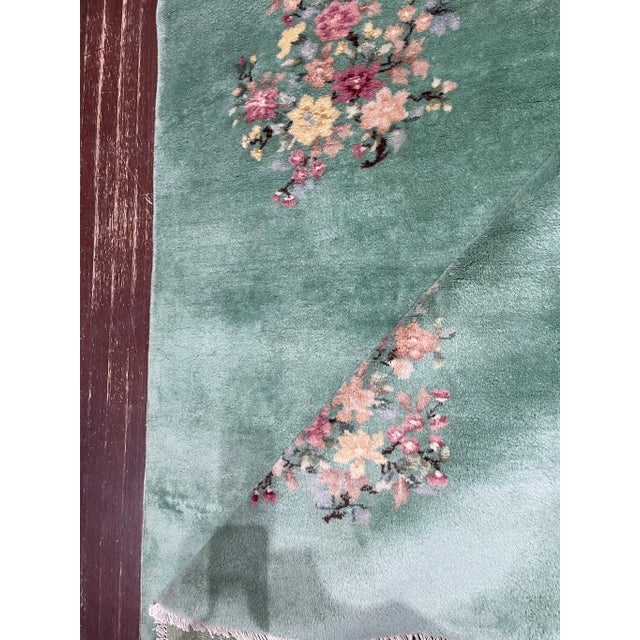 Antique Art Deco Chinese Rug, 3'1" X 5; For Sale - Image 9 of 9