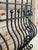 Mid 20th Century Mid-20th Century Hand-Forged Iron Window Grille With Sculptural Scrollwork For Sale - Image 5 of 12