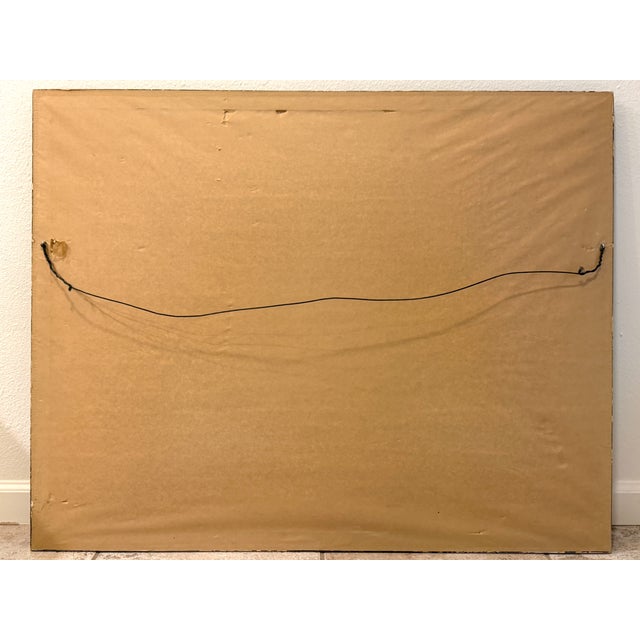 Brown 1950s Southeast Asia Silk Folk Art 19th Century Thai Temple Style Painting For Sale - Image 8 of 8