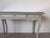 Wood Vintage Italian French Provincial Louis XV Style Writing Desk With Glass Top For Sale - Image 7 of 12