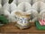 Mid 20th Century Vintage Porcelain Crackle Glaze Floral Jardinière Brass Ormolu-Style Footed Cachepot Planter Vase For Sale - Image 5 of 17