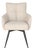 Beige Chenille Swivel Desk Chair For Sale