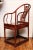 Brown Single 19th Century Chinese Horseshoe-Back Bamboo Armchair With Elm Base For Sale - Image 8 of 12