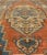 Mid 20th Century Antique Turkish Colorful Oushak Gallery Rug in Blue Brown & Terra-Cotta For Sale - Image 5 of 9