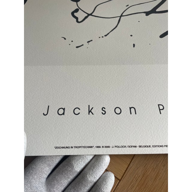 Paper Jackson Pollock (1912-1956), Zeichnung in Tropftechnik, 1960, Copyright 2000 I. Pollock/Sofam.. For Sale - Image 7 of 12