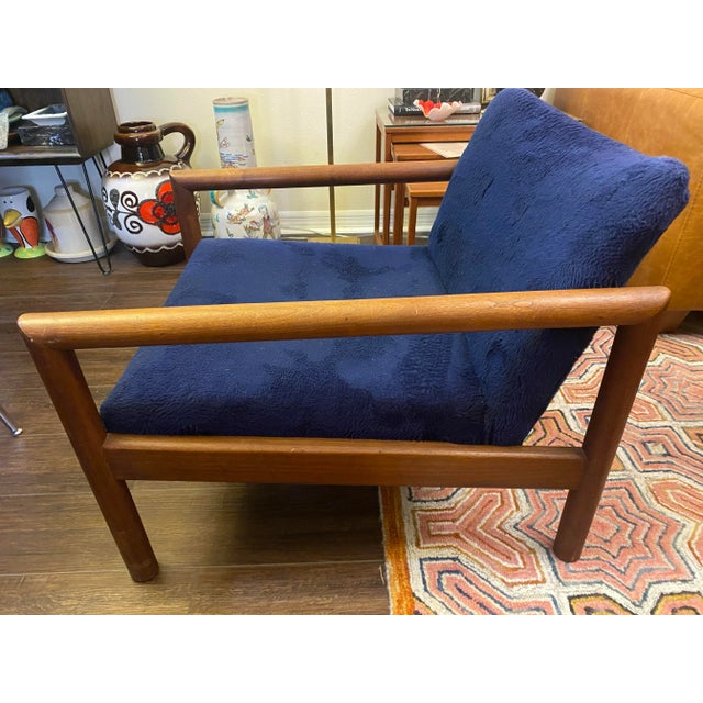 Mid-Century Modern 1960s Adrian Pearsall for Craft Associates Mid-Century Modern Lounge Chair For Sale - Image 3 of 9
