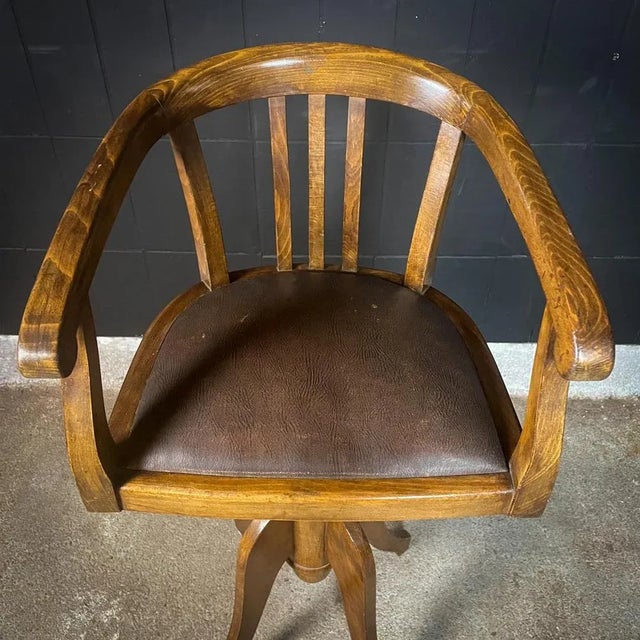 High Stool on Spindle, 1920s For Sale - Image 6 of 13