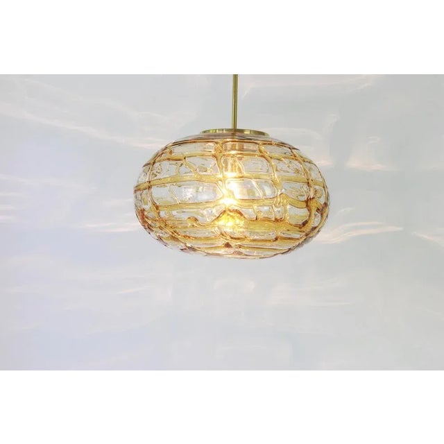 1970s Murano Pendant Light from Doria, Germany, 1970s For Sale - Image 5 of 6