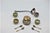 Silver Silver Salt and Pepper Shakers with Glass Cores and Spoons, Set of 11 For Sale - Image 8 of 11