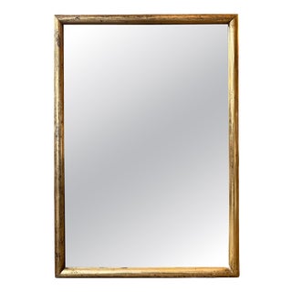 Antique French Gilt Bistro Mirror, 1880 For Sale