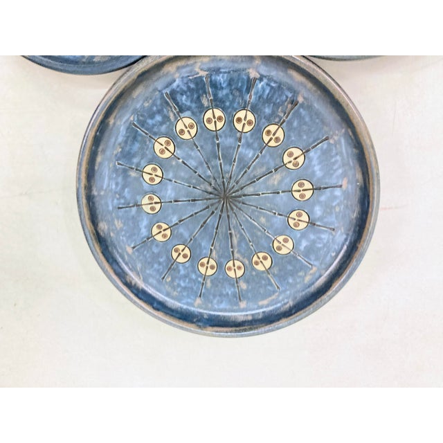 Mid-Century Modern Vintage Wall Plates by Heinz Theo Dietz, 1970s, Set of 3 For Sale - Image 3 of 13