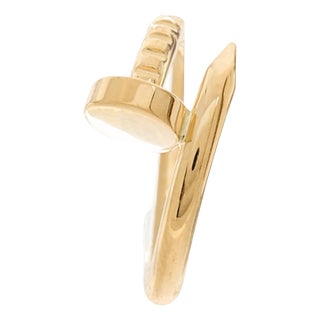 Cartier Just Ankle Nail Ring SYZ313 18k Yellow Gold AU750 AUTHENTIC Cert For Sale