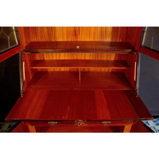 Mid-Century Italian Cabinet Bookcase, 1950s For Sale - Image 9 of 16