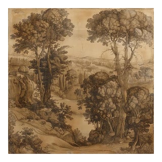 Grisaille Sepia Landscape #1 — Fine Art Print For Sale