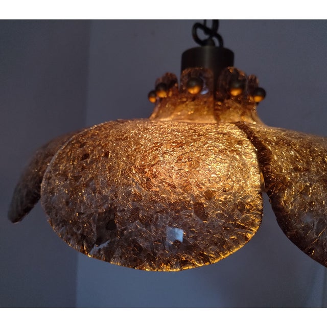 Murano Glass Flower Pendant from Hillebrand Lighting, Germany, 1960s For Sale - Image 15 of 18