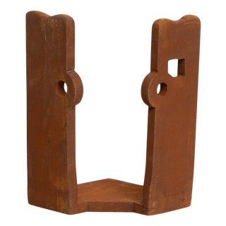After Chillida, Abstract Sculpture, 1990s, Iron For Sale