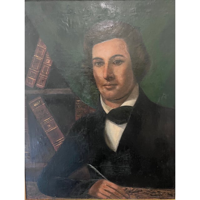 Late 19th Century Antique Late 1800s Framed Portrait of a Young Gentleman For Sale - Image 5 of 11