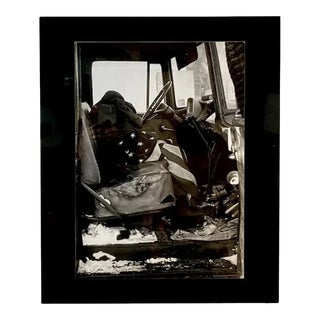Vintage Black and White Photo, Framed - a Temporary Home For Sale