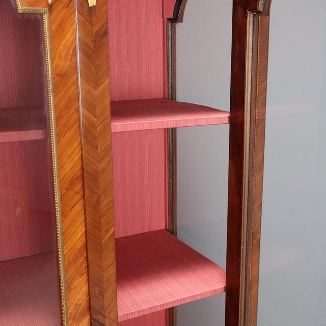 Antique Bookcase in Violet Wood and Bronze, 1800s For Sale - Image 9 of 14