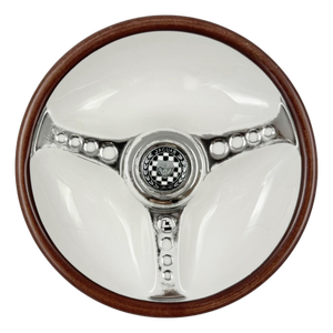 Vintage Les Leston Jaguar Steering Wheel Ceramic Ashtray Made in England